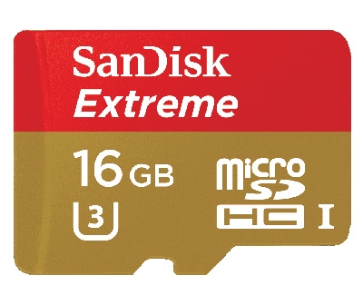 Thẻ nhớ Micro SDHC Sandisk 32GB Extreme Action Camera V30
